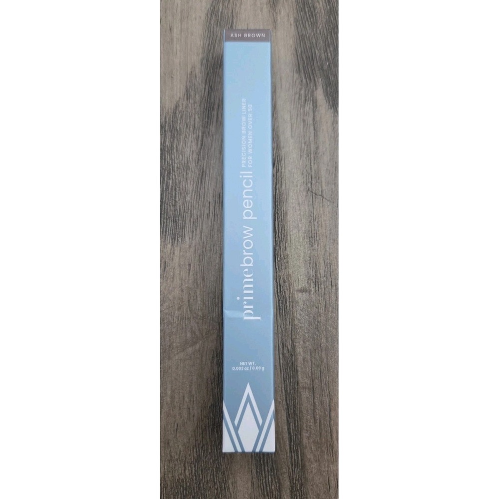 PrimeBrow Pencil for Mature Women In Ash Brown Ultra-Precise Tip NIB Prime